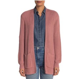 Madewell Nolan ribbed open front cardigan